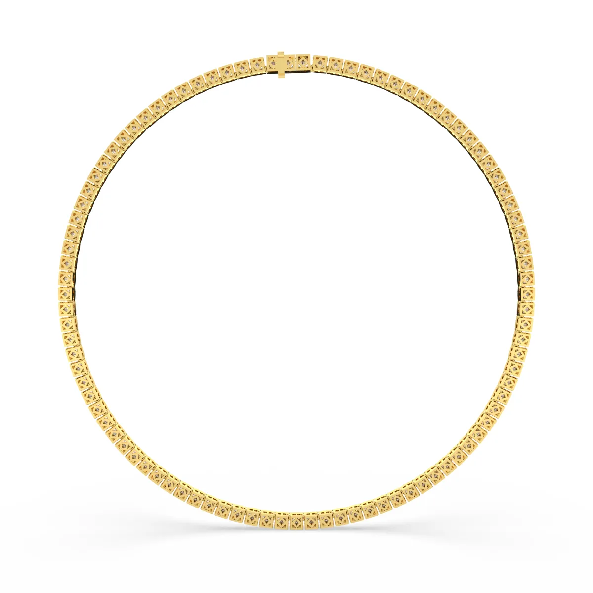 Natural Diamond 11.67 CT Tennis Necklace
