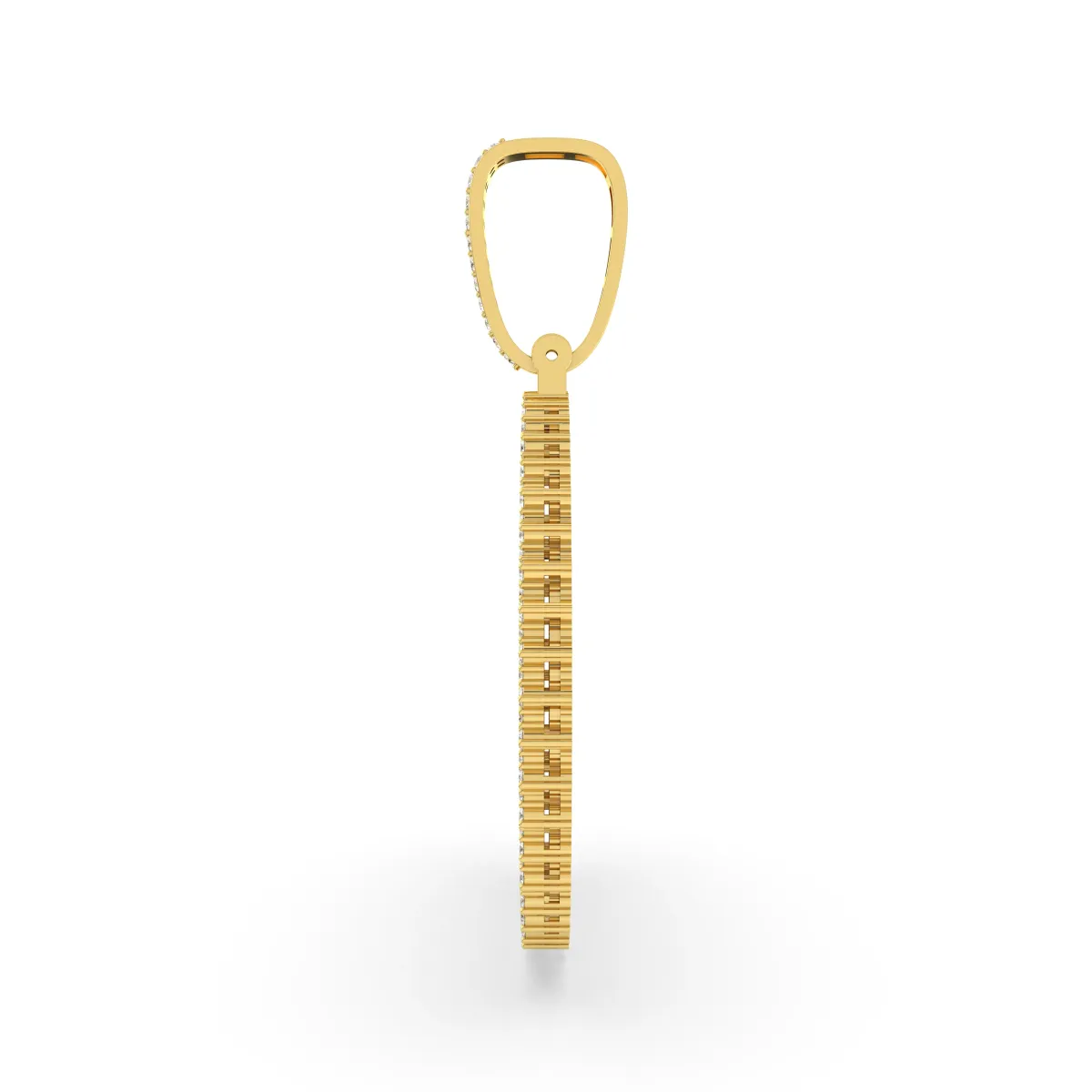 Lab Grown Diamond Customizable Picture Memory Pendant