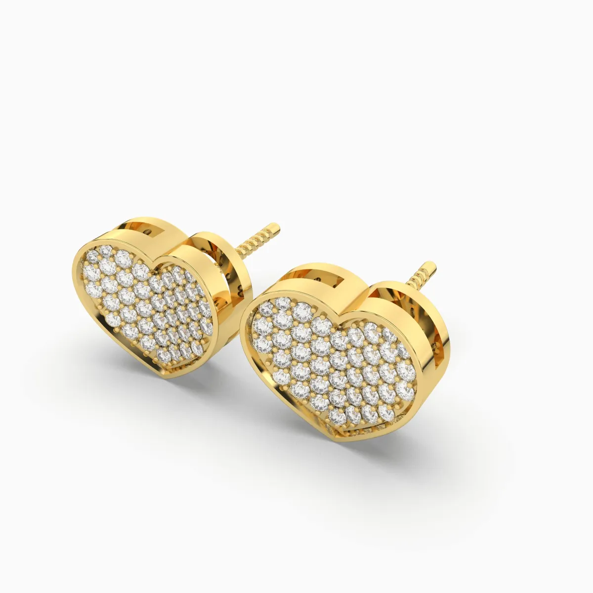 Tilted Love 0.26 CT.T.W Natural Diamond Earring