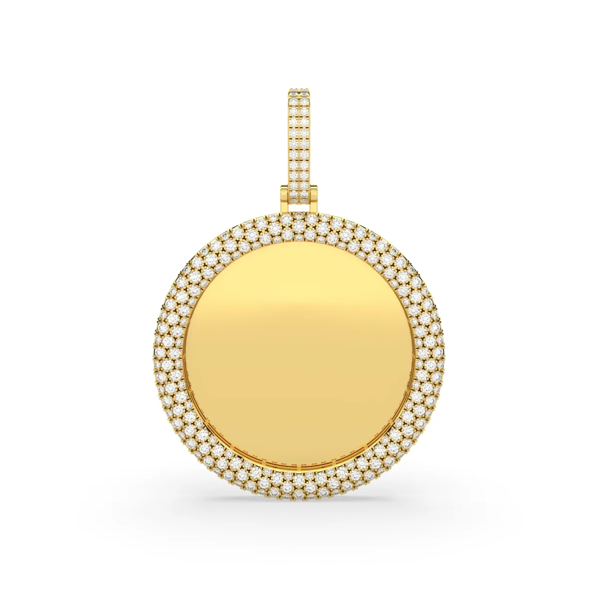 Personalized Image & Engraving Designed Lab Grown Diamond Pendant