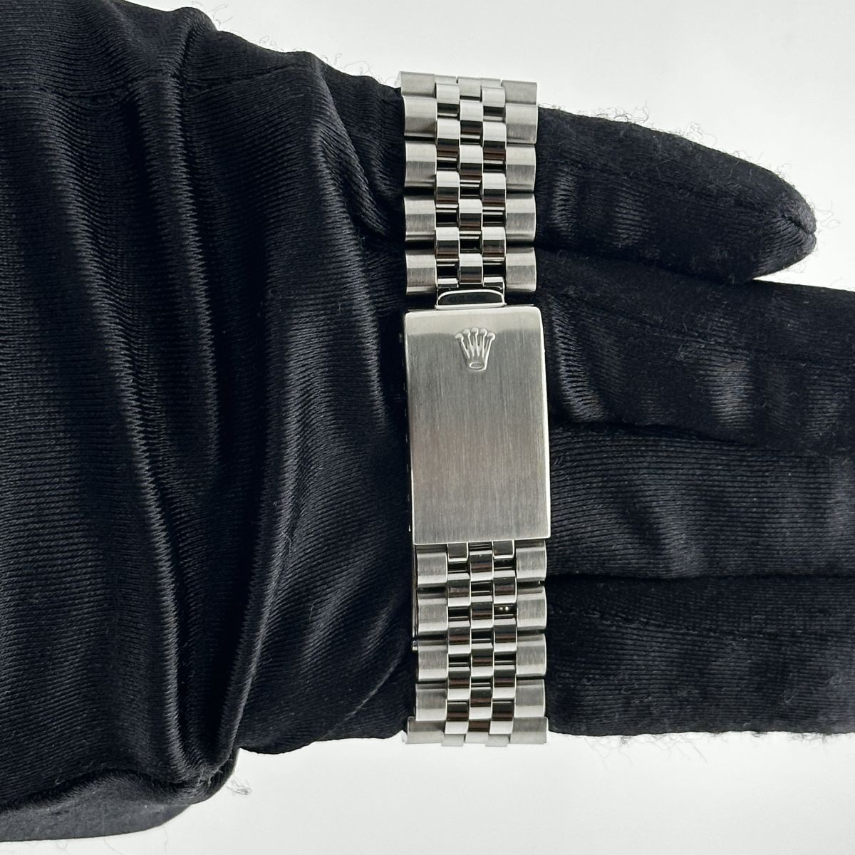 Rolex Datejust Silver Stick Dial on D Link Jubilee Bracelet Ref. 1603 1962