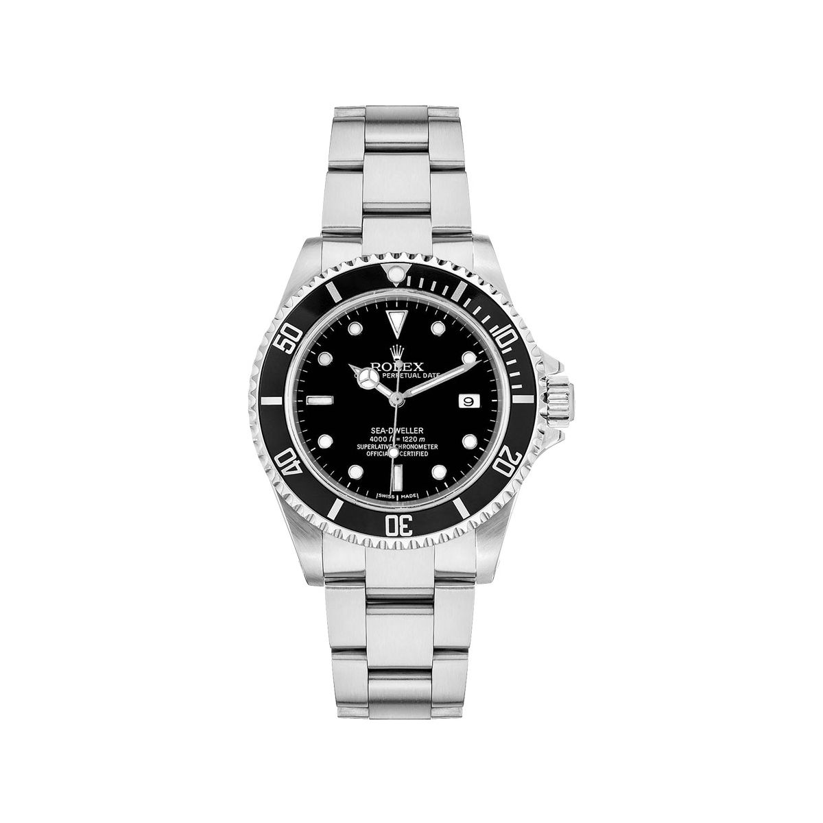 Rolex Sea-Dweller Black Dial on Oyster Ref. 16600 Papers 2000