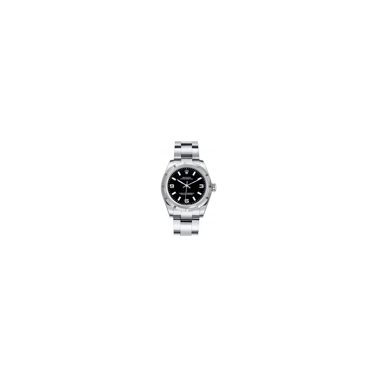 Rolex Oyster Perpetual Black Dial on Oyster Ref. 177210 2007