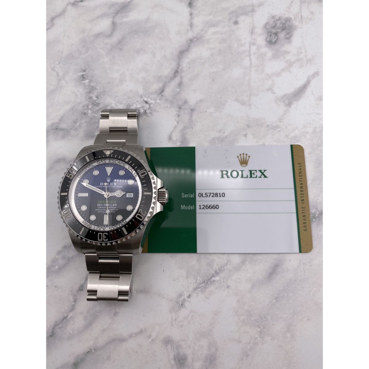 Rolex Sea-Dweller Deepsea James Cameron Blue James Cameron Dial on Oyster Ref. 126660 Card 2020