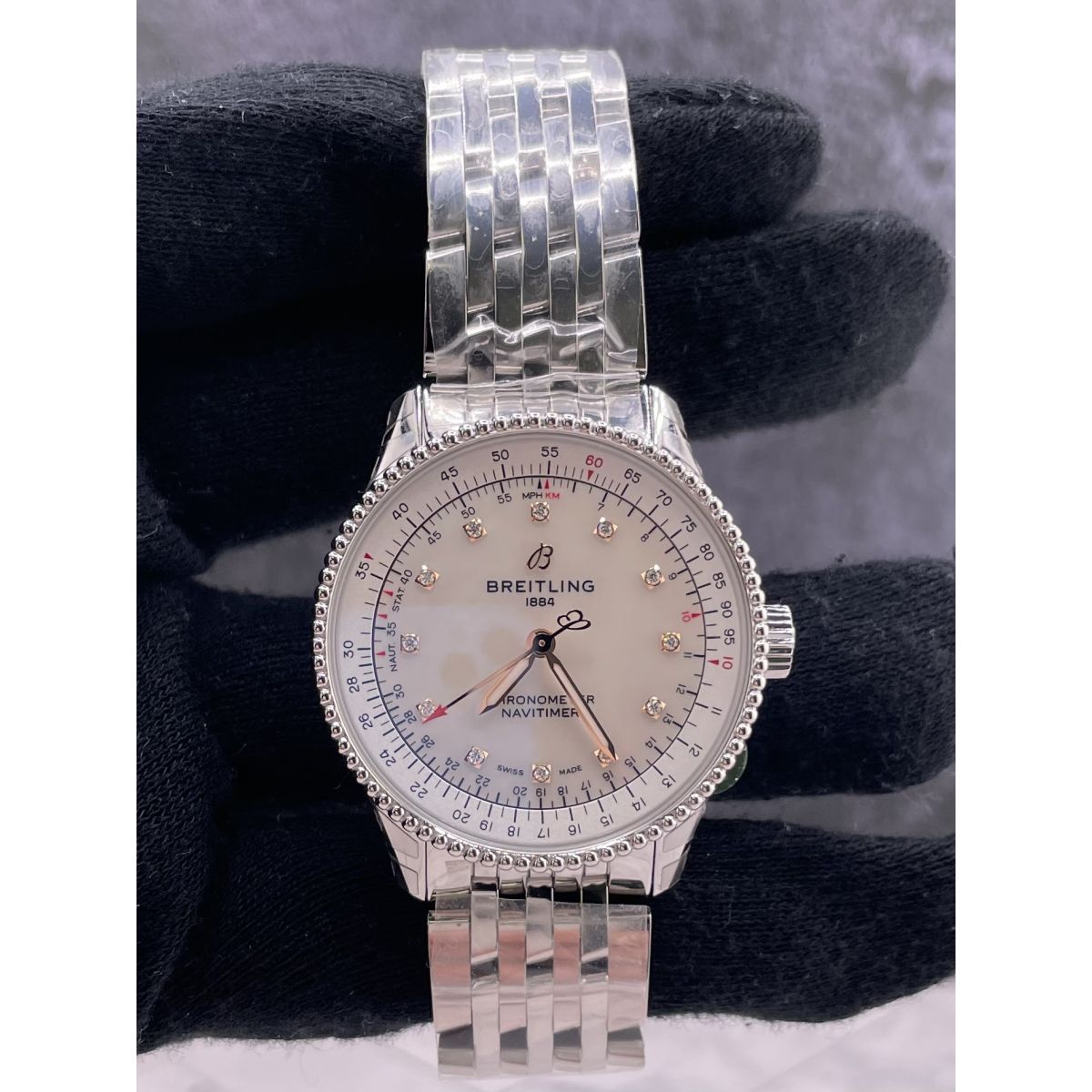 Breitling Navitimer Automatic Mop Dial on Bracelet Ref. A17395211A1A1 Card 2026