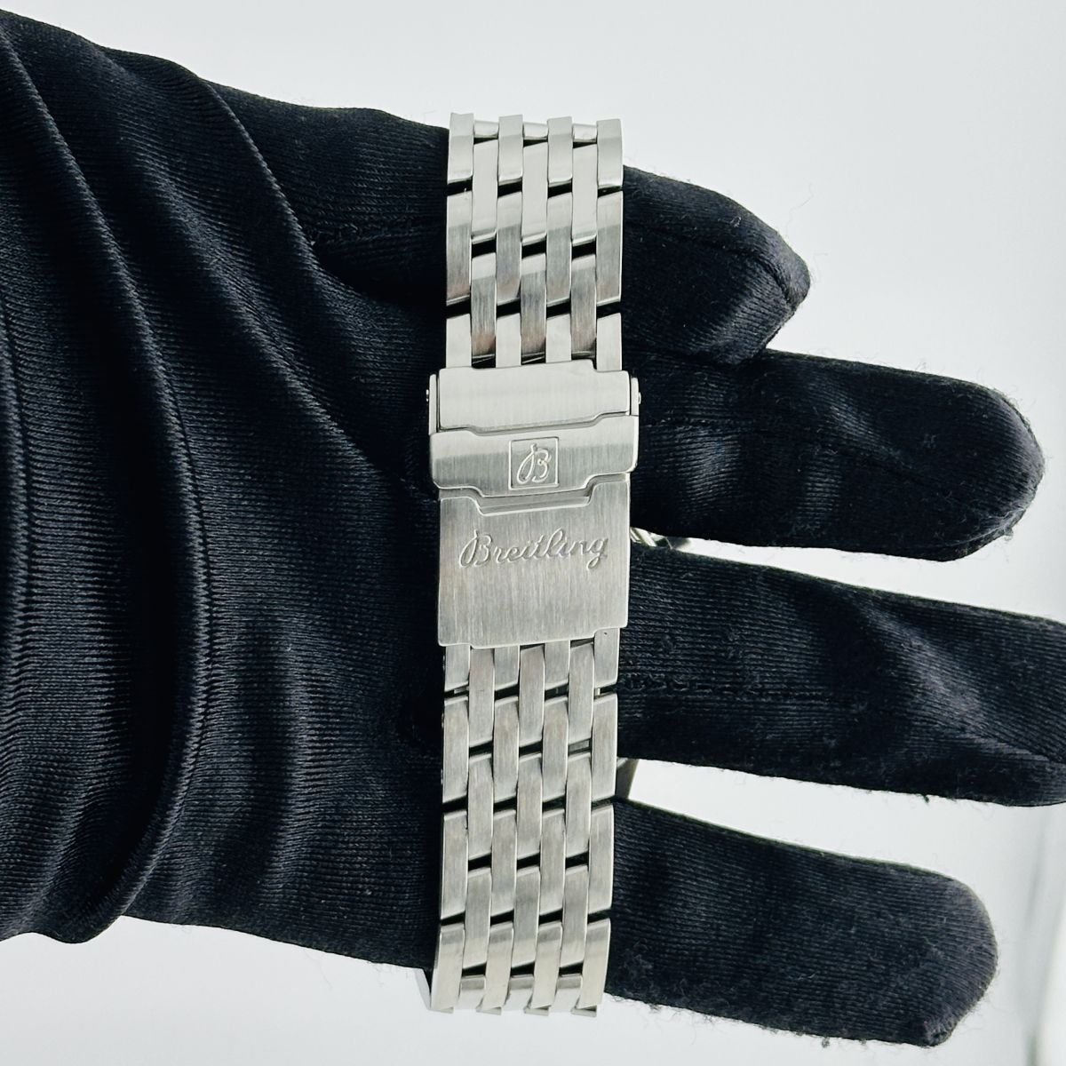 Breitling Navitimer Fighter Black Dial on Stainless Steel Bracelet Ref. A13330 Card 2001