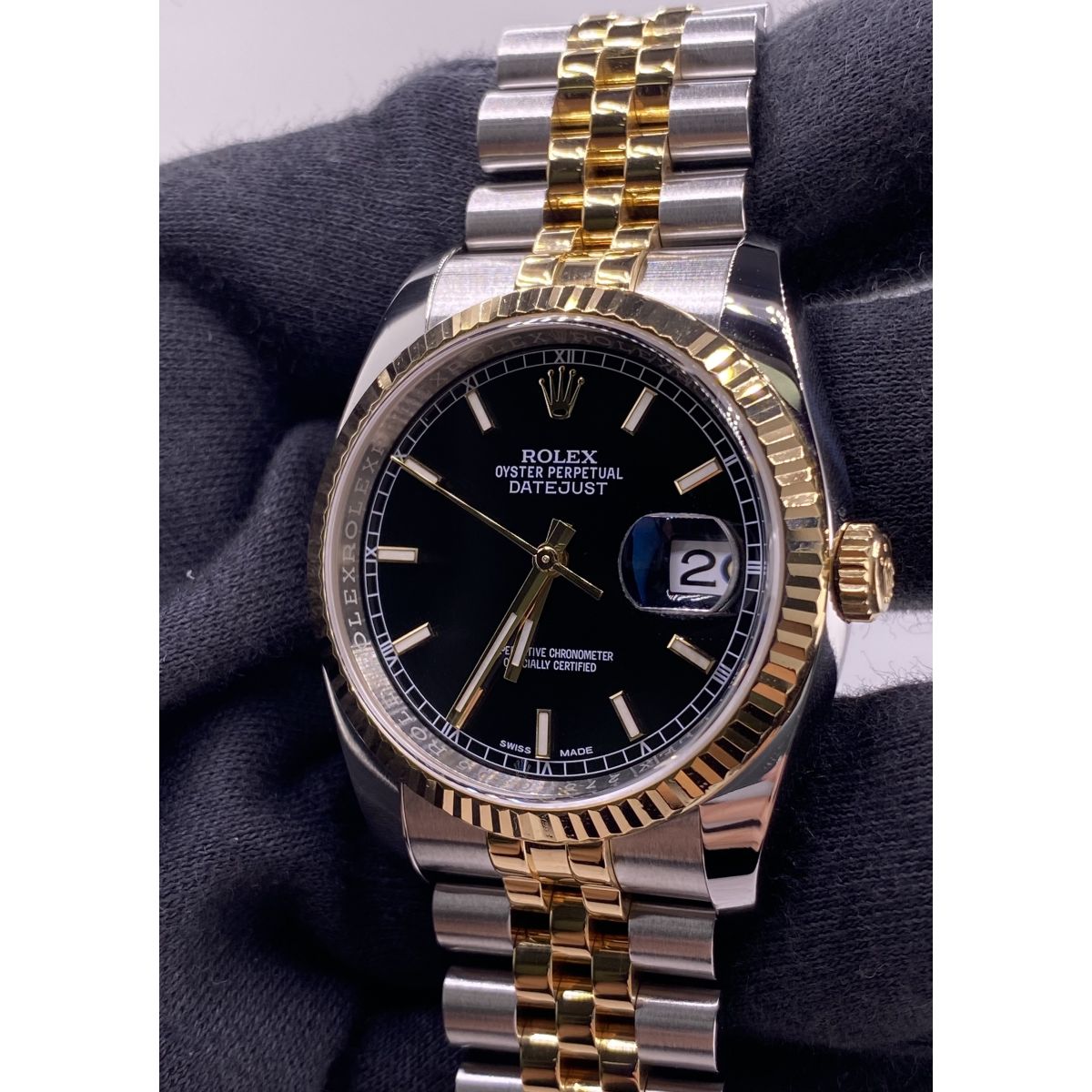 Rolex Datejust 36 Black Dial on Jubilee Ref. 116233