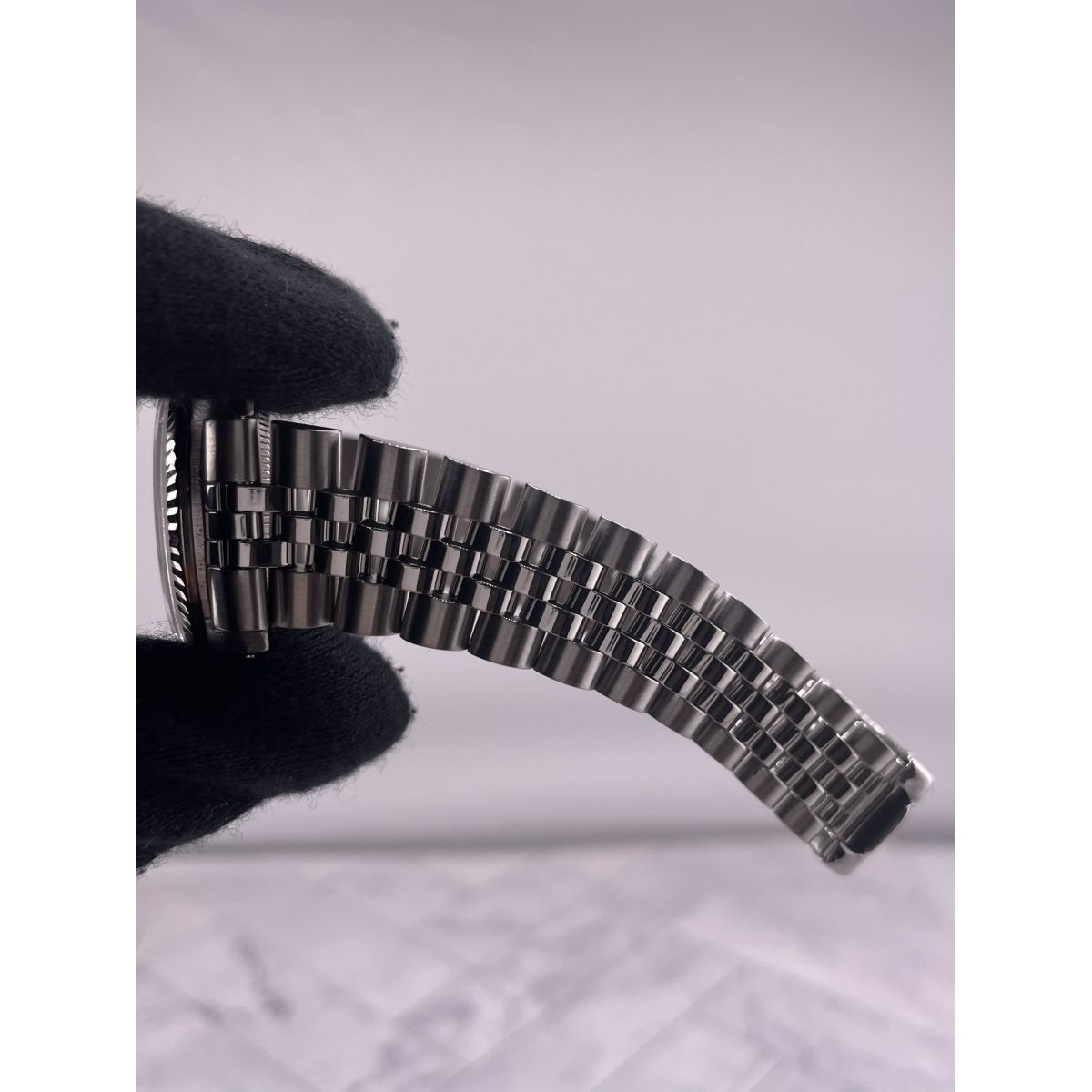 Rolex Datejust Silver Stick Dial on D Link Jubilee Ref. 68274 1987