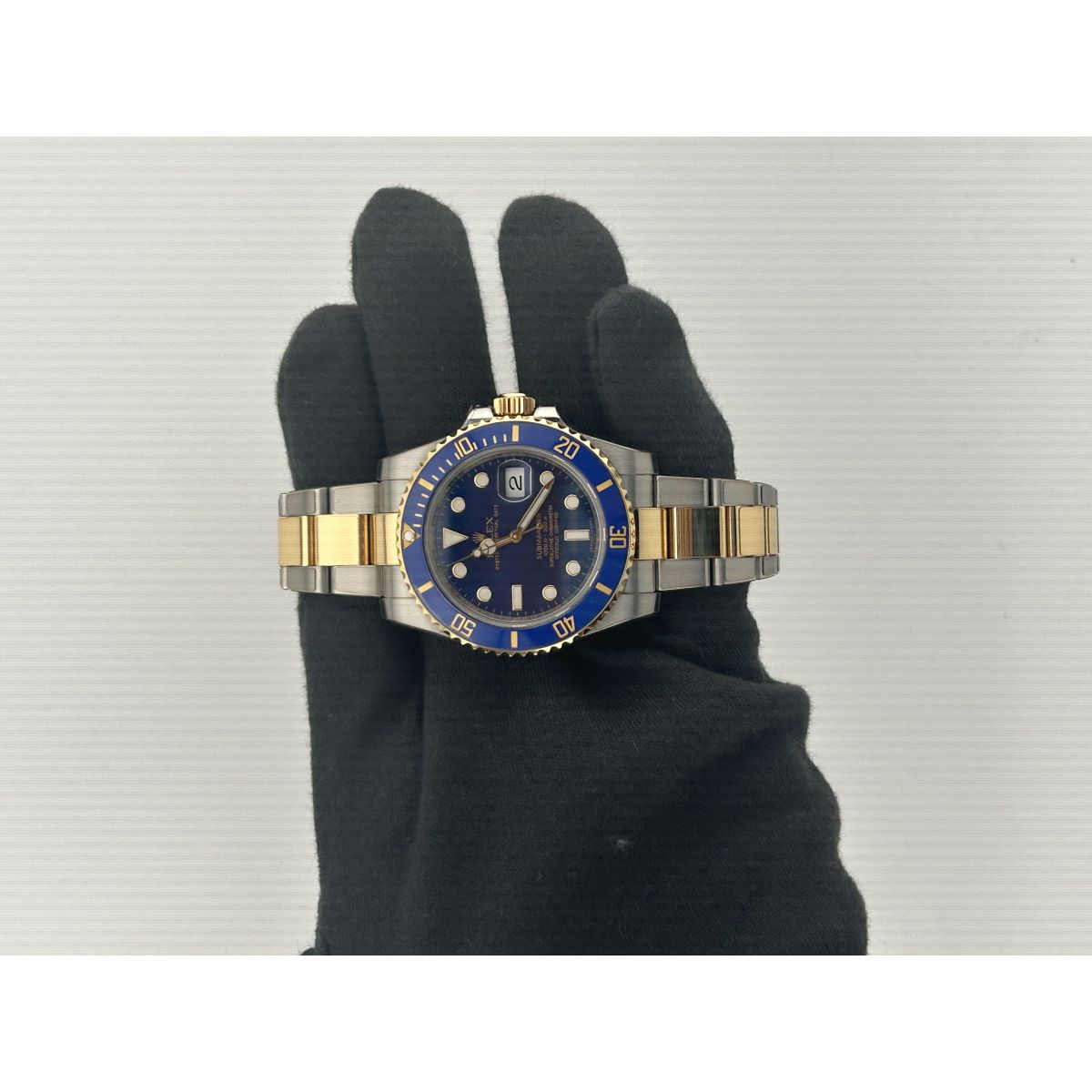 Rolex Submariner Blusey Blue Dial on Oyster Ref. 116613LB Card 2016