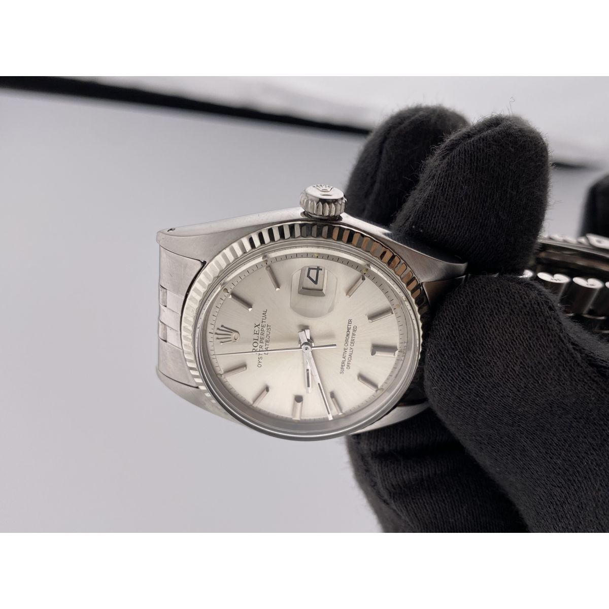Rolex Datejust 36 Silver Index Dial on Jubilee Ref. 1601