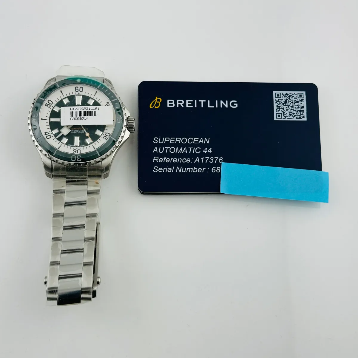 Breitling Superocean Automatic Green Dial On Bracelet