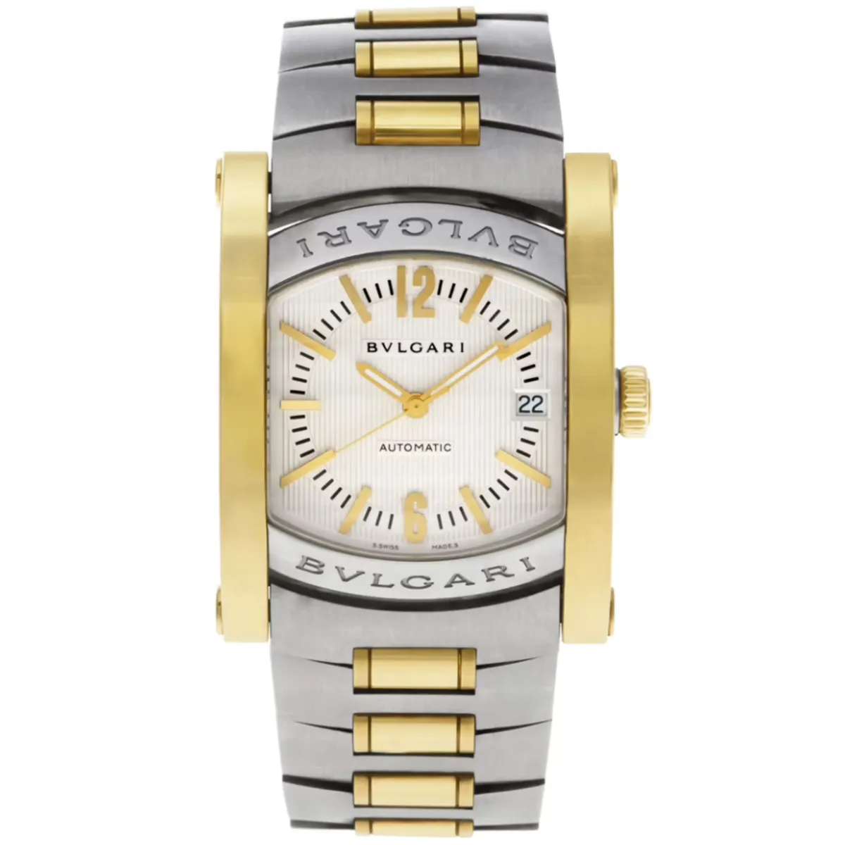 Bvlgari Assioma Ivory/Gold Stick Dial