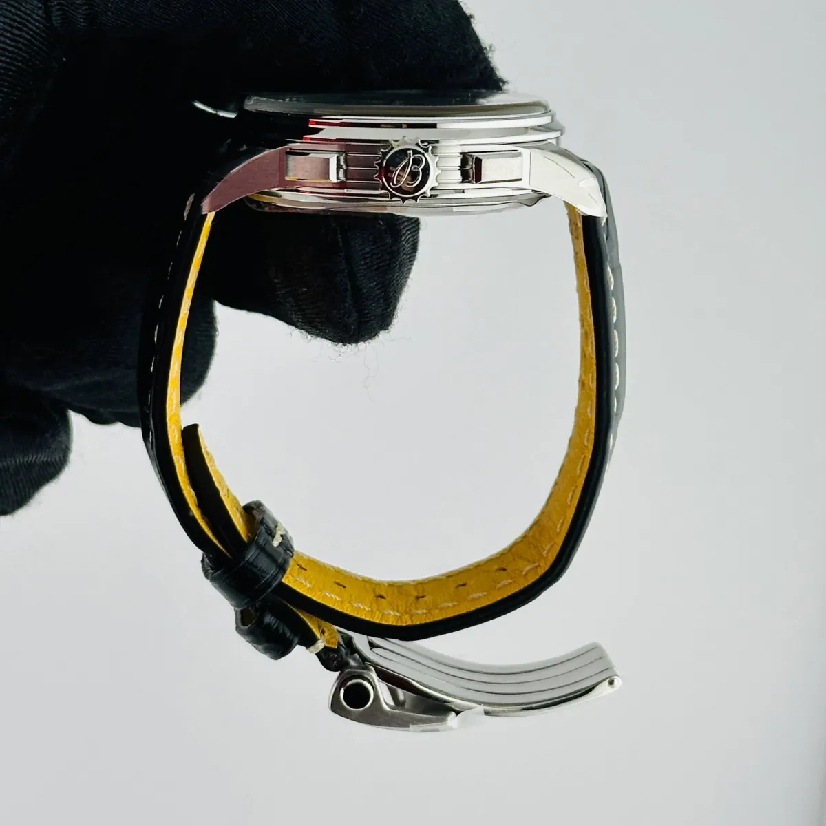 Breitling Premier B01 Chrono B&P Black Dial on Leather Ref AB0118 with Card 2023