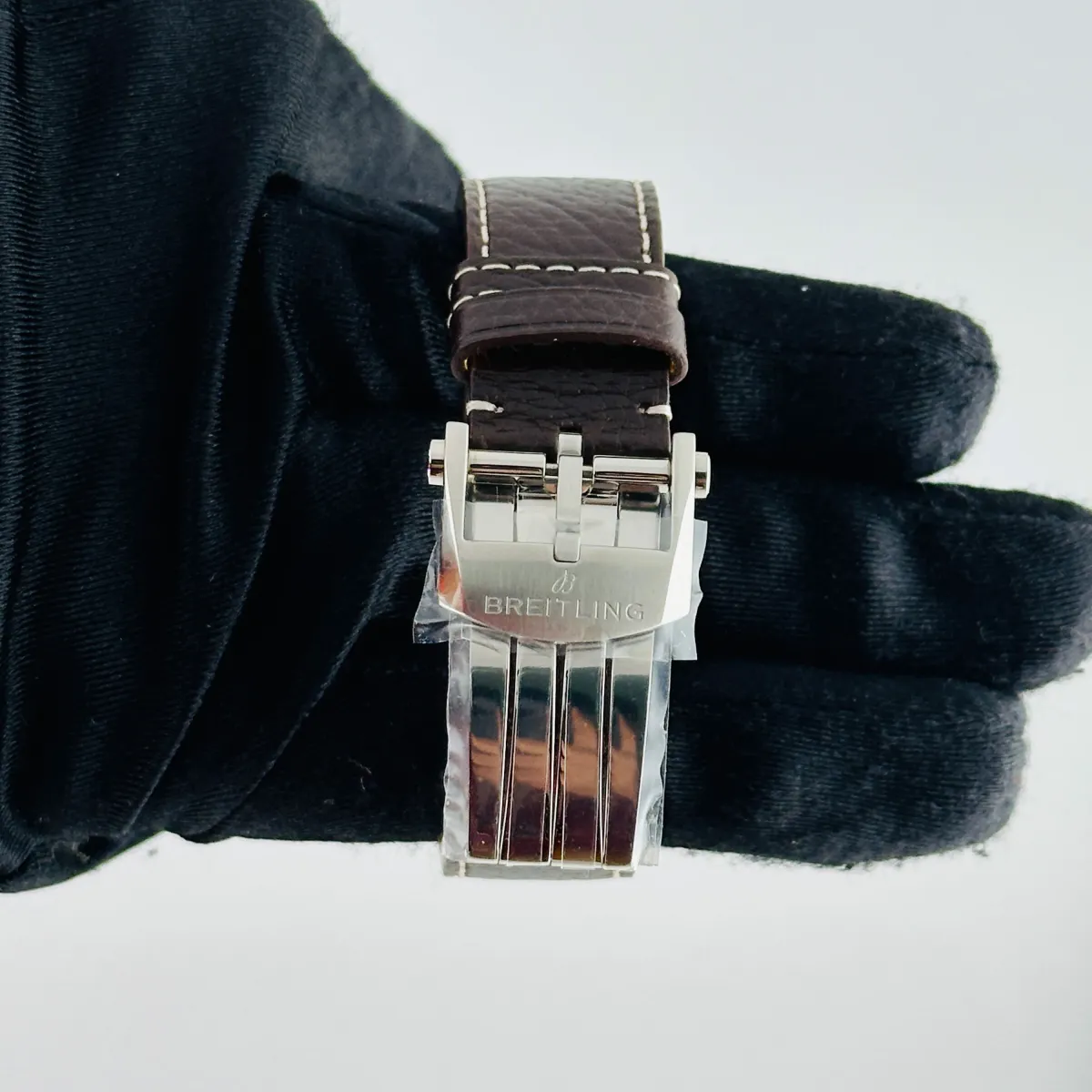 Breitling Top Time Green Dial on Leather Strap Ref AB01762A1L1X1 with Card 2025