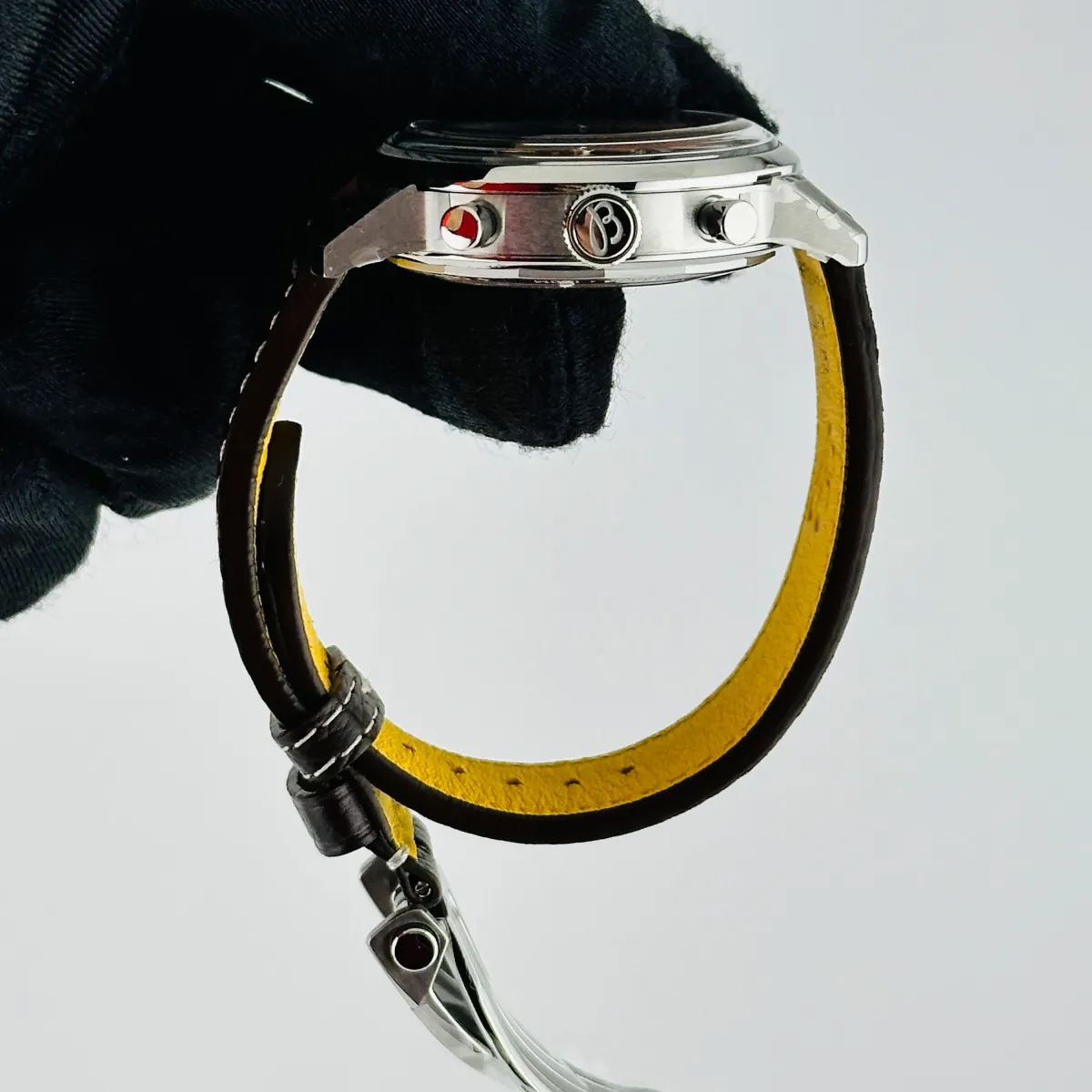 Breitling Top Time Green Dial on Leather Strap Ref AB01762A1L1X1 with Card 2025