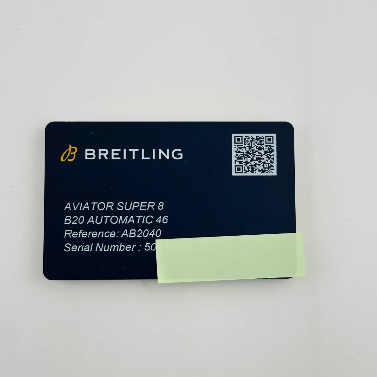 Breitling Navitimer Aviator Super 8 B&P Black Dial On Brown Calf Leather Strap