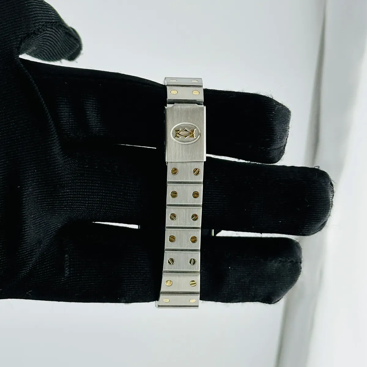 Cartier Santos Galbee Small White Roman Dial
