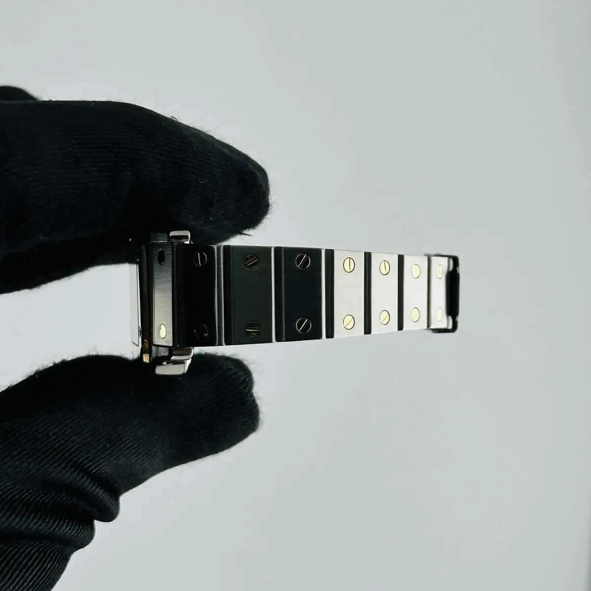 Cartier Santos Galbee Small White Roman Dial