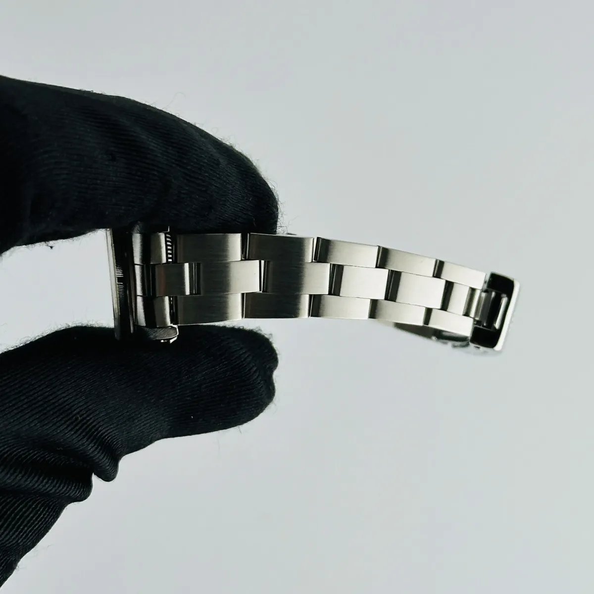 Rolex Oyster Perpetual Silver Stick Dial On Oyster