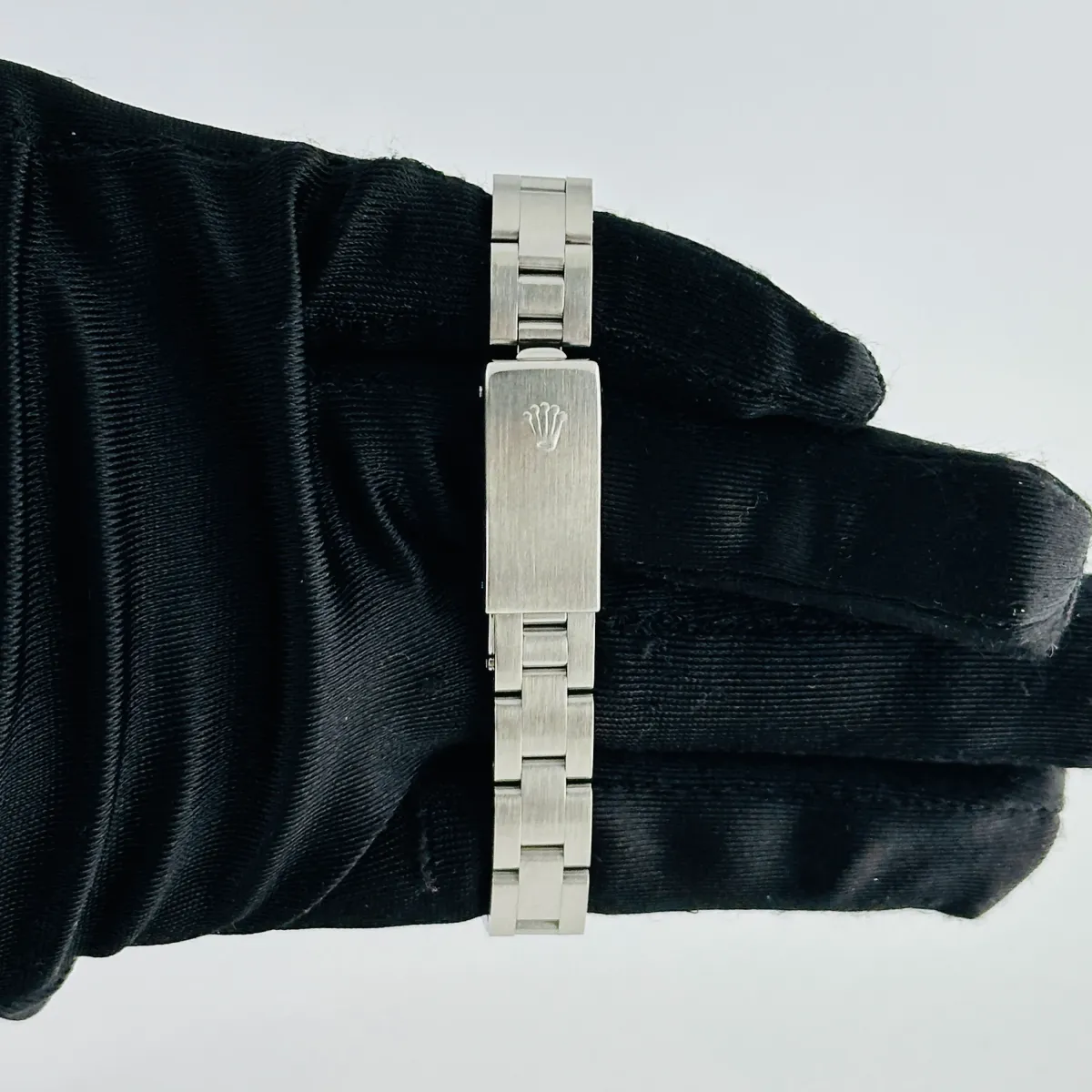 Rolex Oyster Perpetual Watch With White Roman Dial On Oyster Bracelet