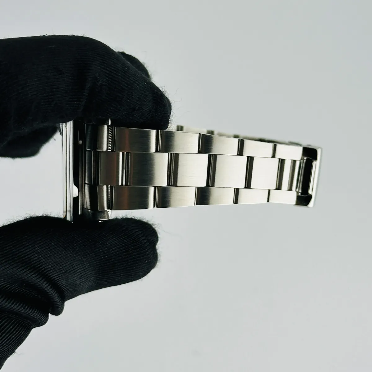 Rolex OP Date Ref 15000 Stainless Steel Watch With Silver Stick Markers