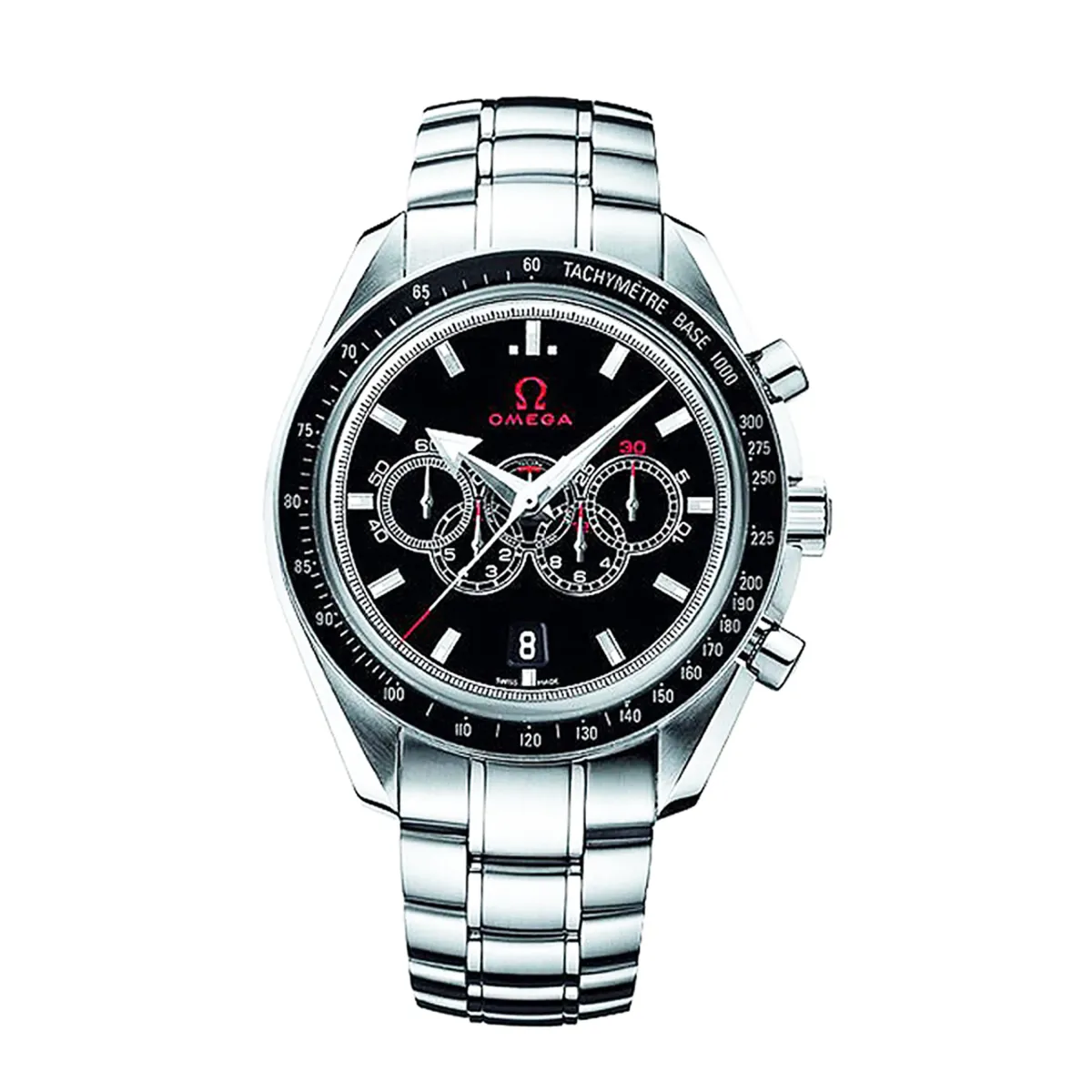 Omega Broad Arrow Olympic Black Dial