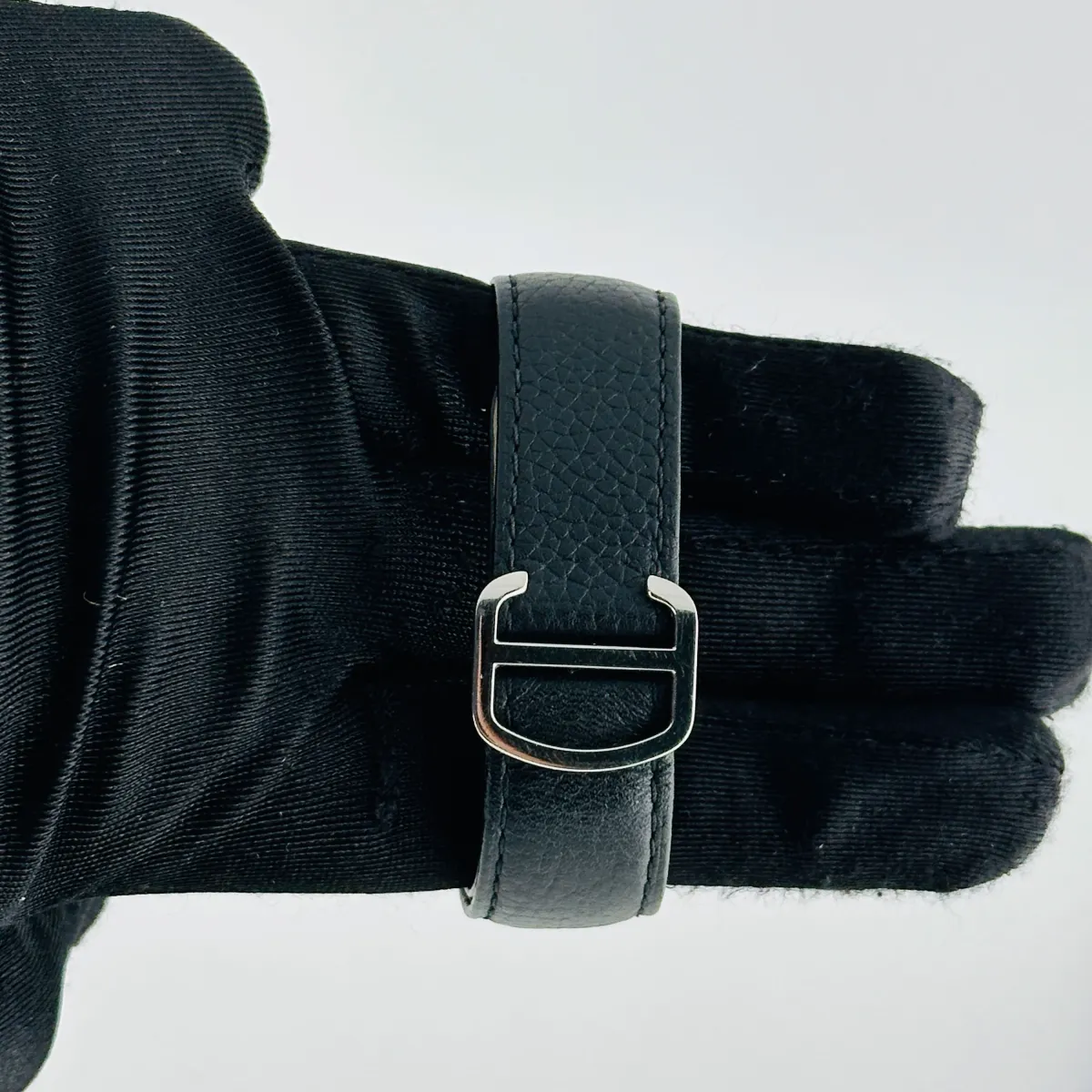 Cartier Ronde Solo Silver Roman Dial on Leather Ref 3939/WSRN0021