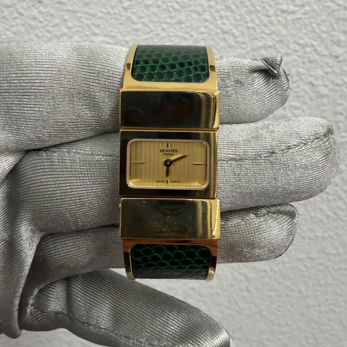 Hermes Gold Dial on Band Ref LO1.201