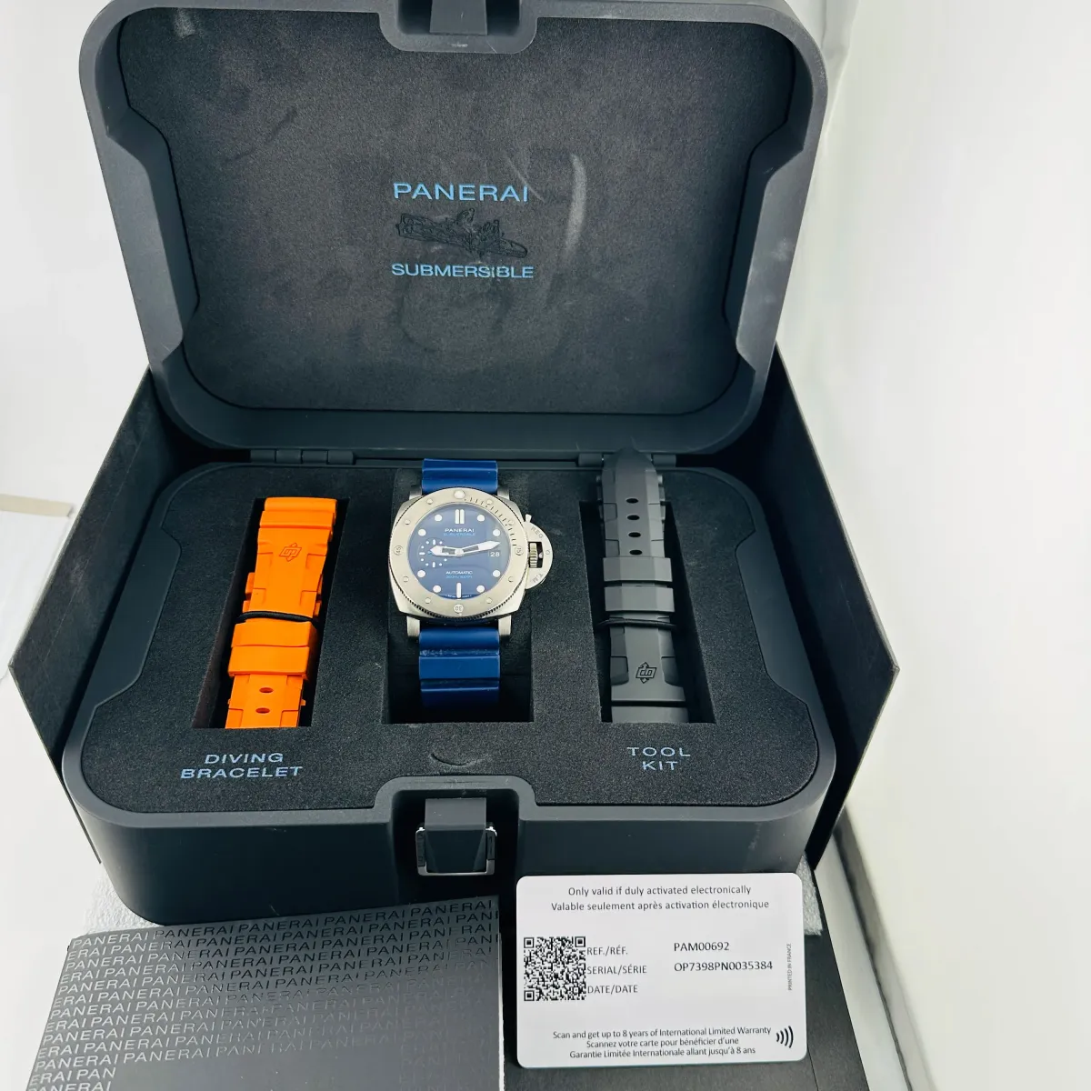 Panerai Submersible BMG-TECH B&P Blue Dial On Rubber