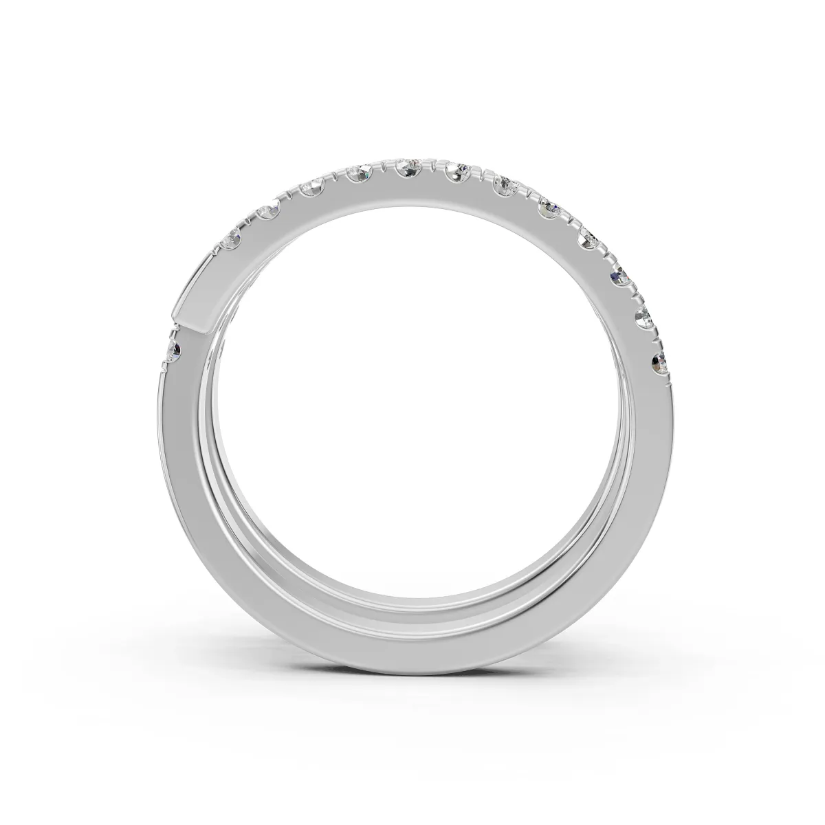 Maeve Premium Multi Layer Natural Diamond Stylish Statement Ring For Her