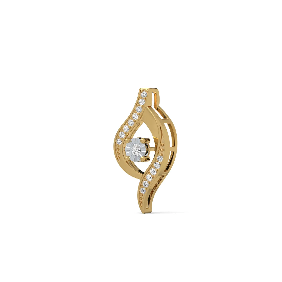 Solitaire Natural Diamond Pendant