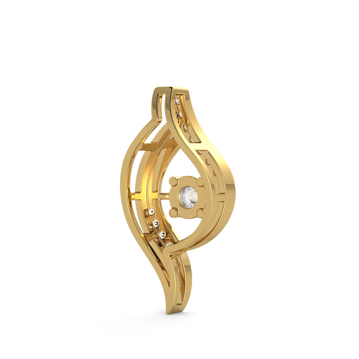 Solitaire Natural Diamond Pendant