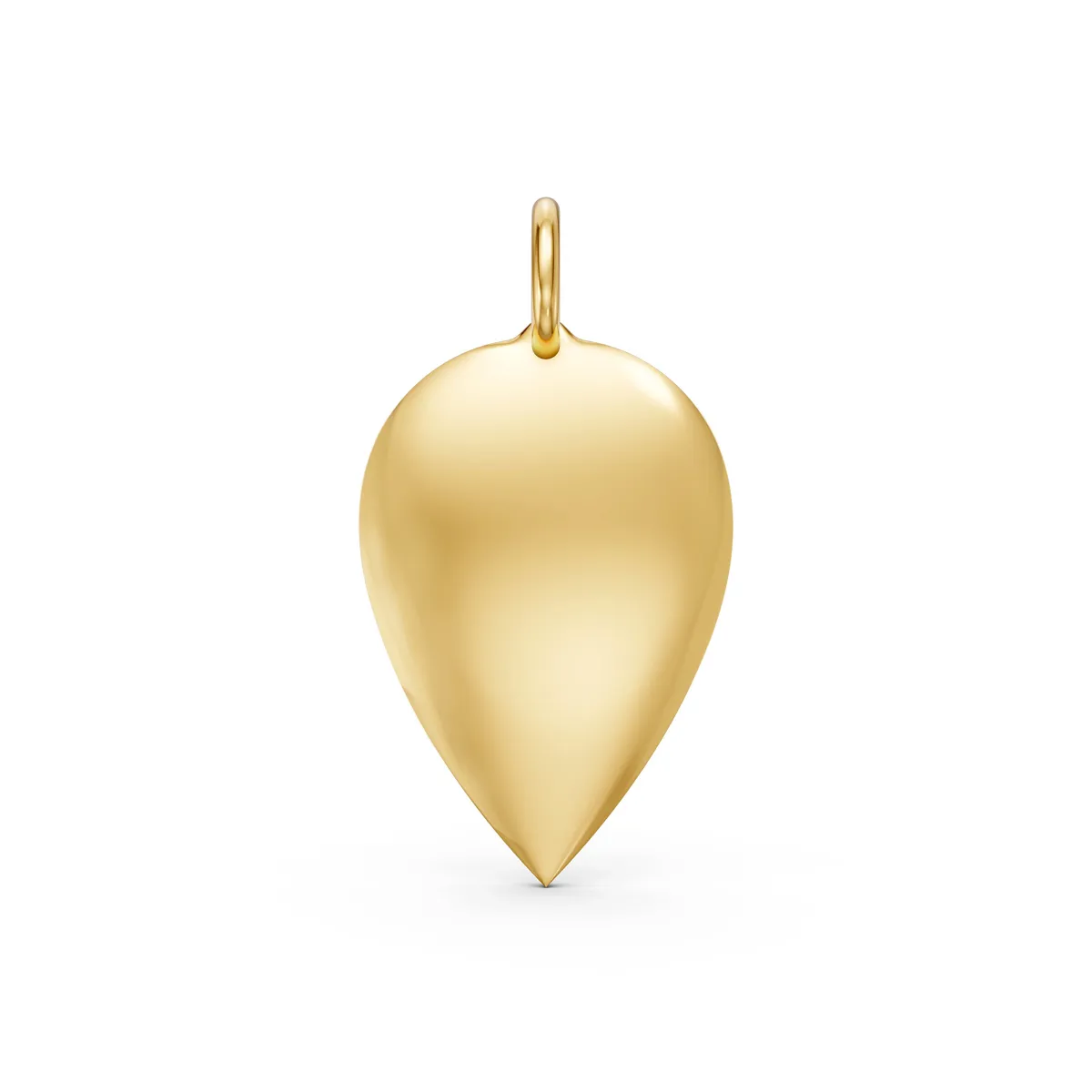 Leaf Shaped Natural Diamond Pendant