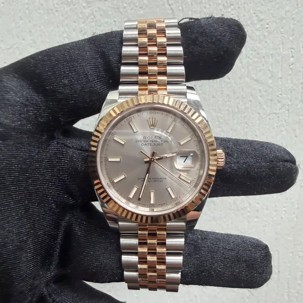 Rolex Datejust Sundust Dial On Jubilee Ref 126331 With New Style Card White 2019