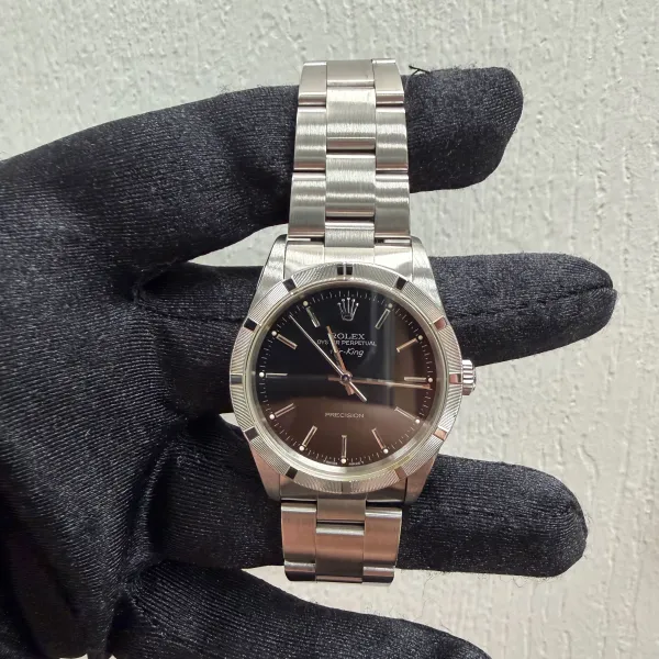 Rolex Air-King Black Dial on Oyster