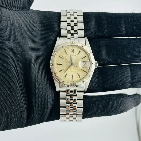 Rolex Datejust Thunderbird Silver Stick Dial On Jubilee