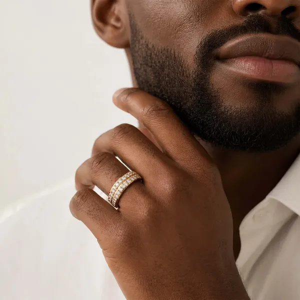 2.63 CT Natural Diamonds Bold And Stylish Mens Ring