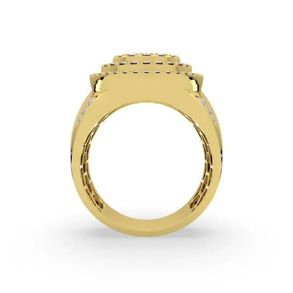 Men's Wedding Lab Grown Natural Diamond Ring