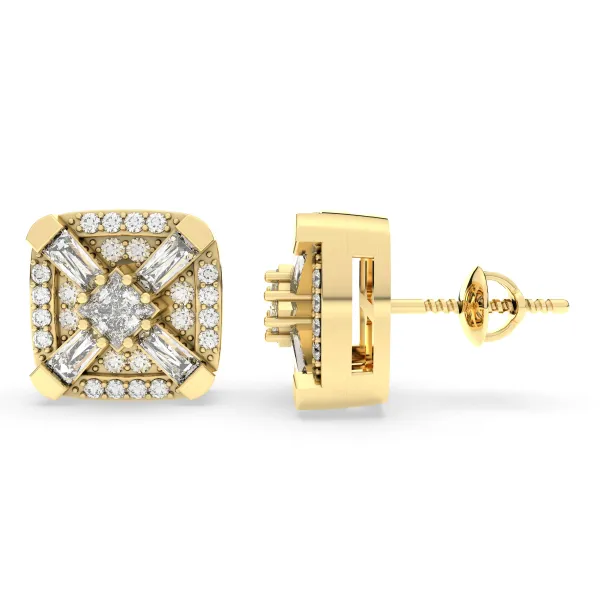 2.92 CT.T.W Natural Diamond Earrings