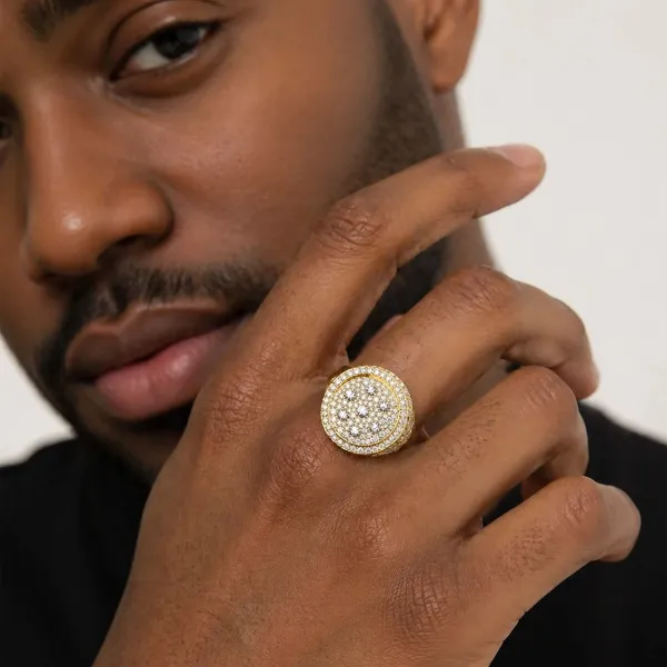 Lab Grown Diamond Cluster Ring