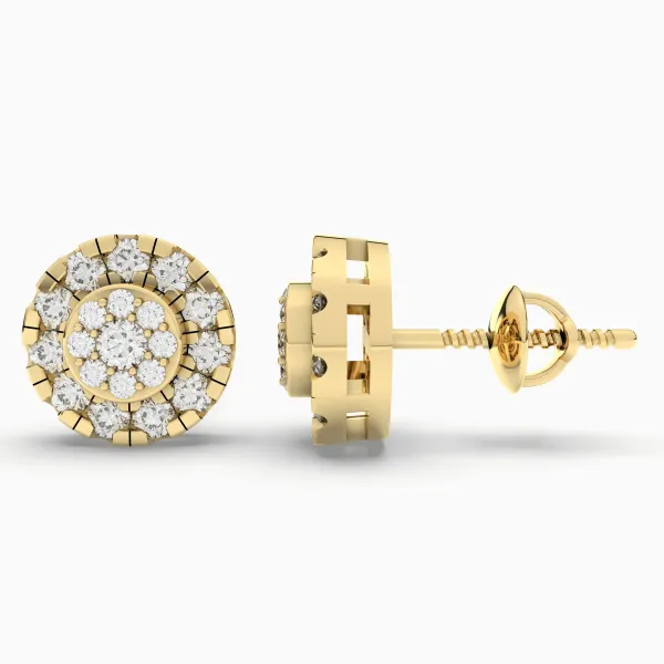 0.35 CT.T.W. Natural Diamond Stud Earring