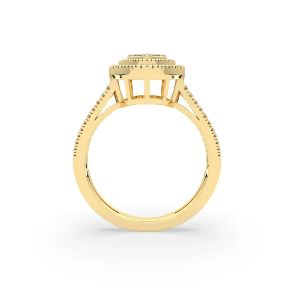 Natural Diamond Ring For Women Heart Design