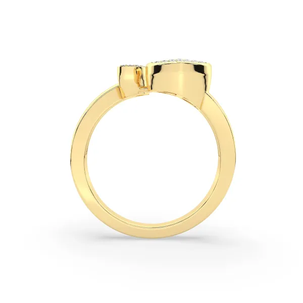 The G Alphabet Natural Diamond Ring