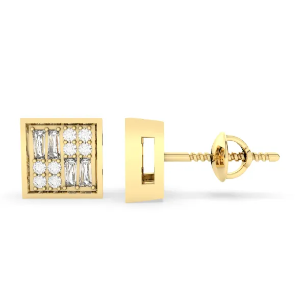 1.15 CT.T.W Natural Diamond Earrings