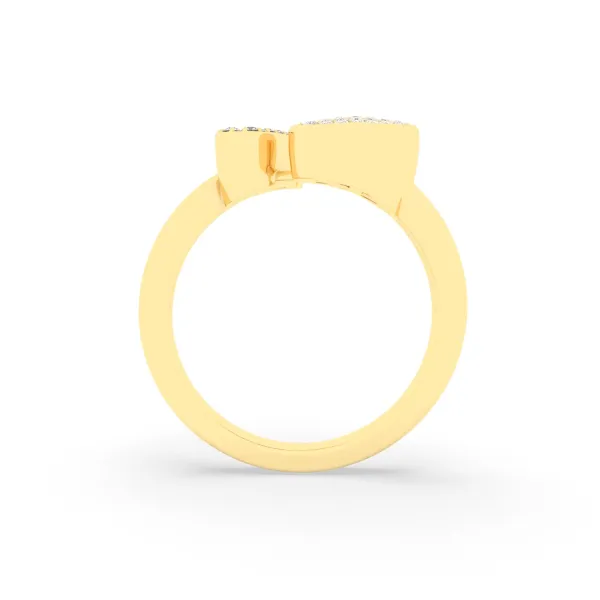 The J Alphabet Natural Diamond Ring