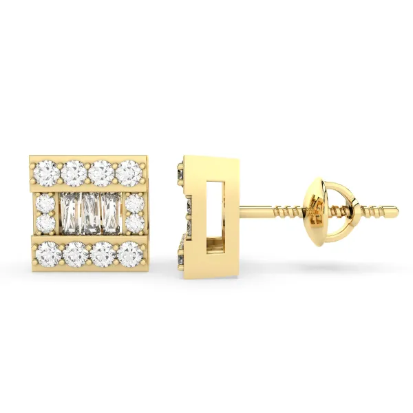 1.32 CT.T.W Natural Diamond Earrings