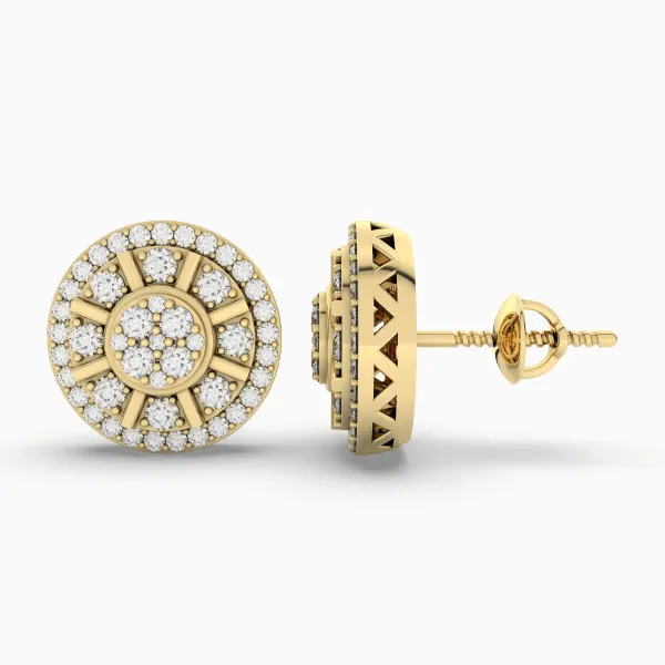 0.4 CT.T.W Round Natural Diamond Earrings