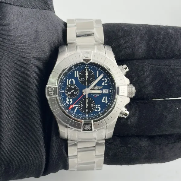 Breitling Avenger Chronograph GMT Blue Arabic Chronograph Dial
