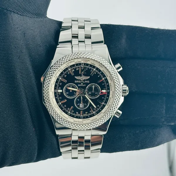 Breitling Bentley GMT B&P Black Dial