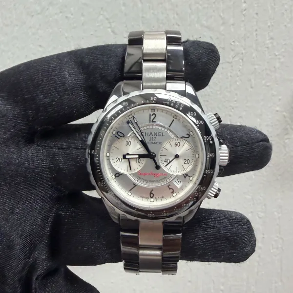 Chanel Superleggera Silver Dial Ref H1624 With Papers